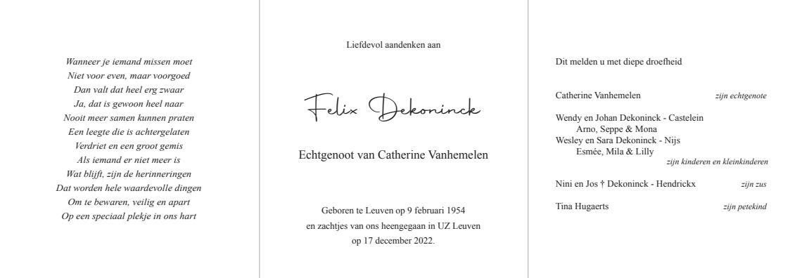 Letter Of Condolence