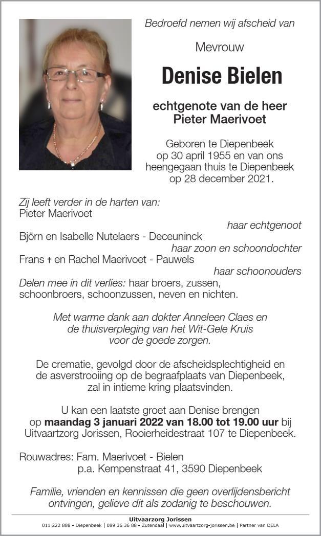 Letter Of Condolence