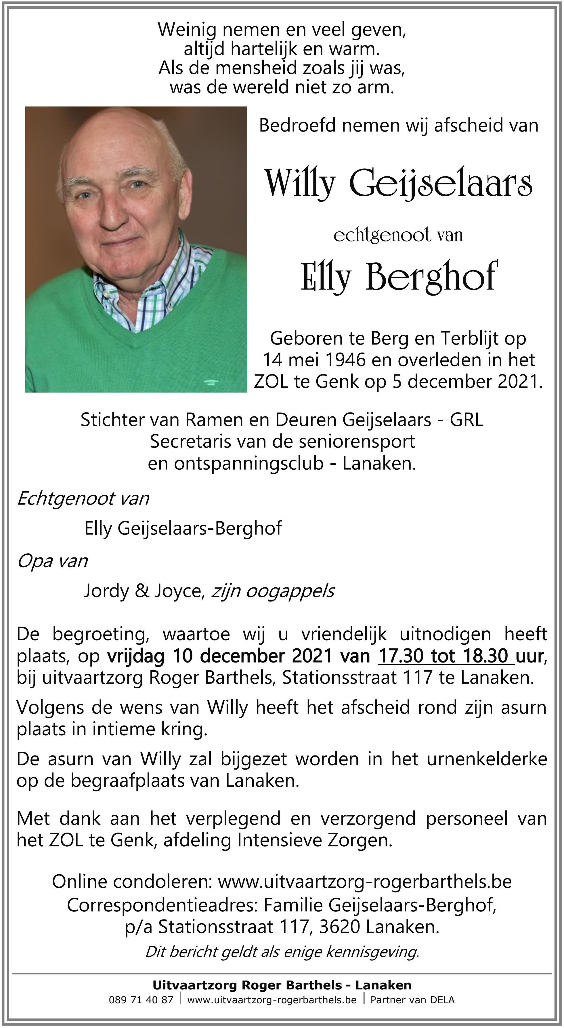 Letter Of Condolence