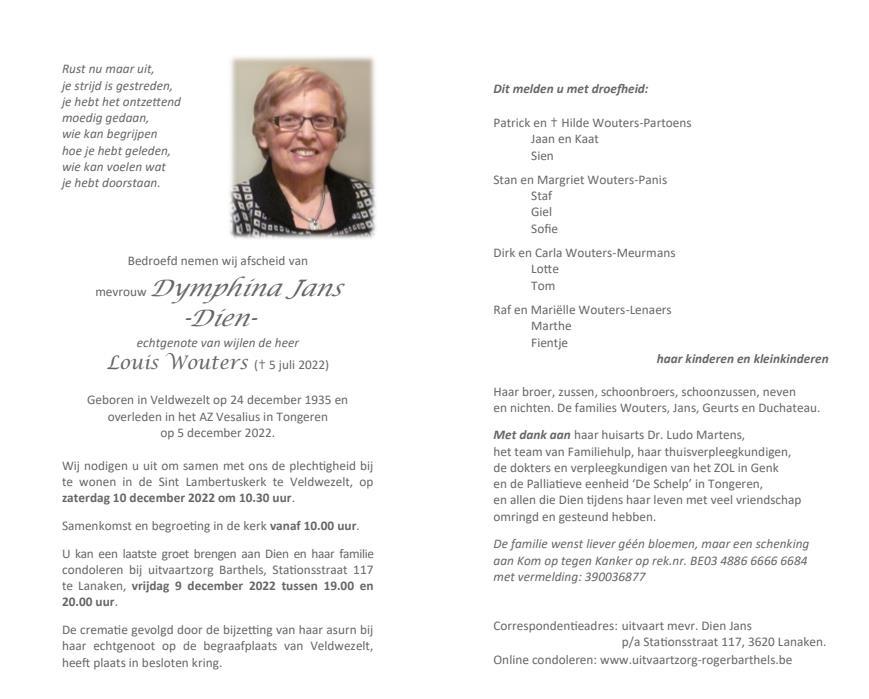 Letter Of Condolence