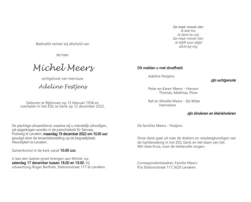 Letter Of Condolence