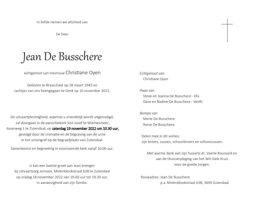 Letter Of Condolence