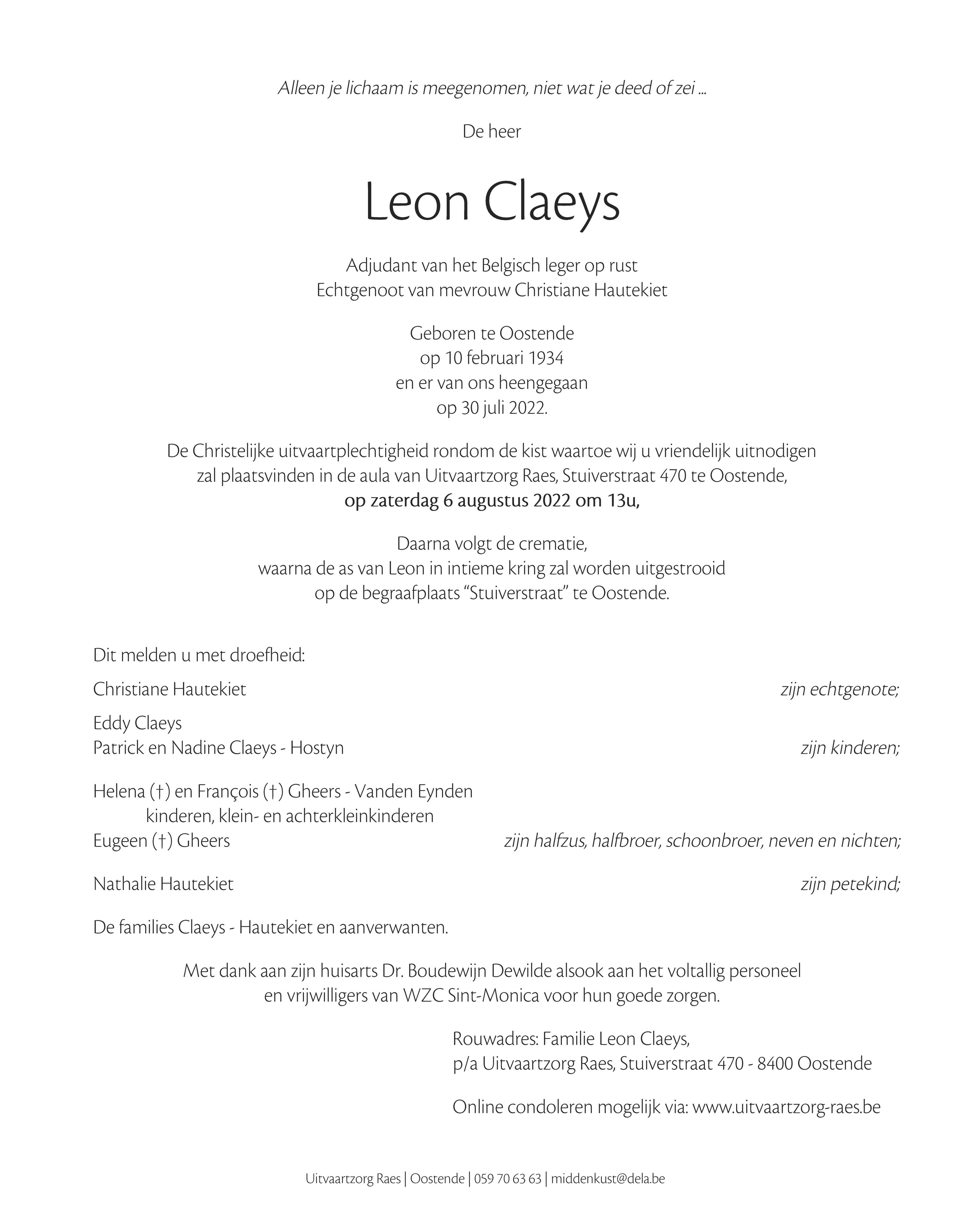 Letter Of Condolence