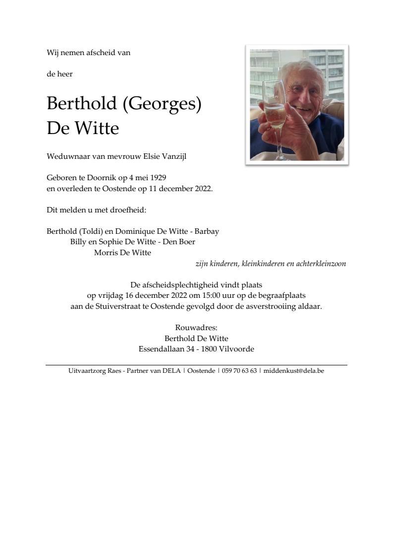 Letter Of Condolence