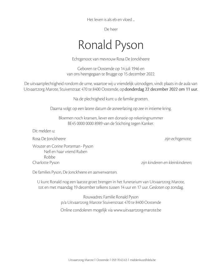 Letter Of Condolence