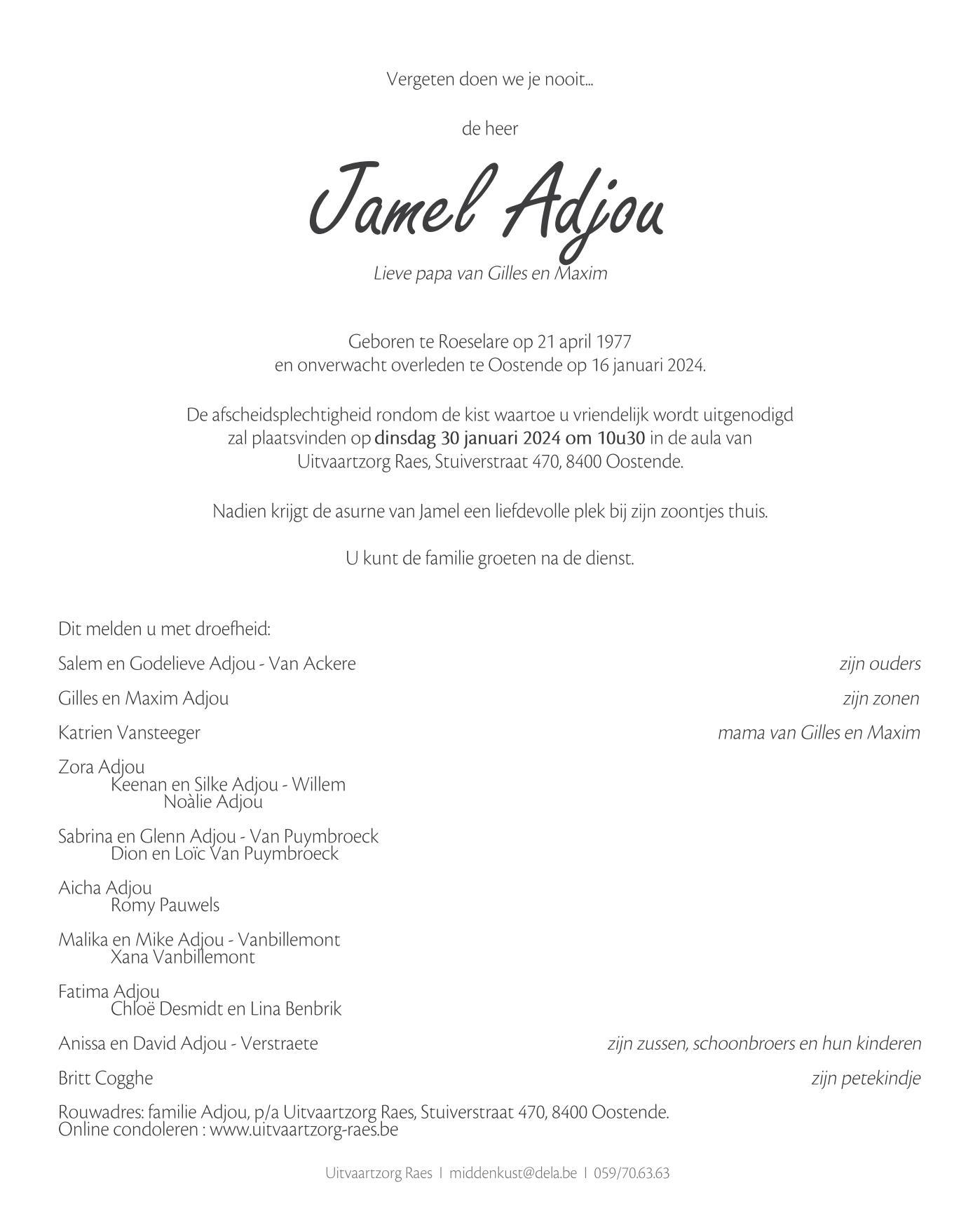 Letter Of Condolence