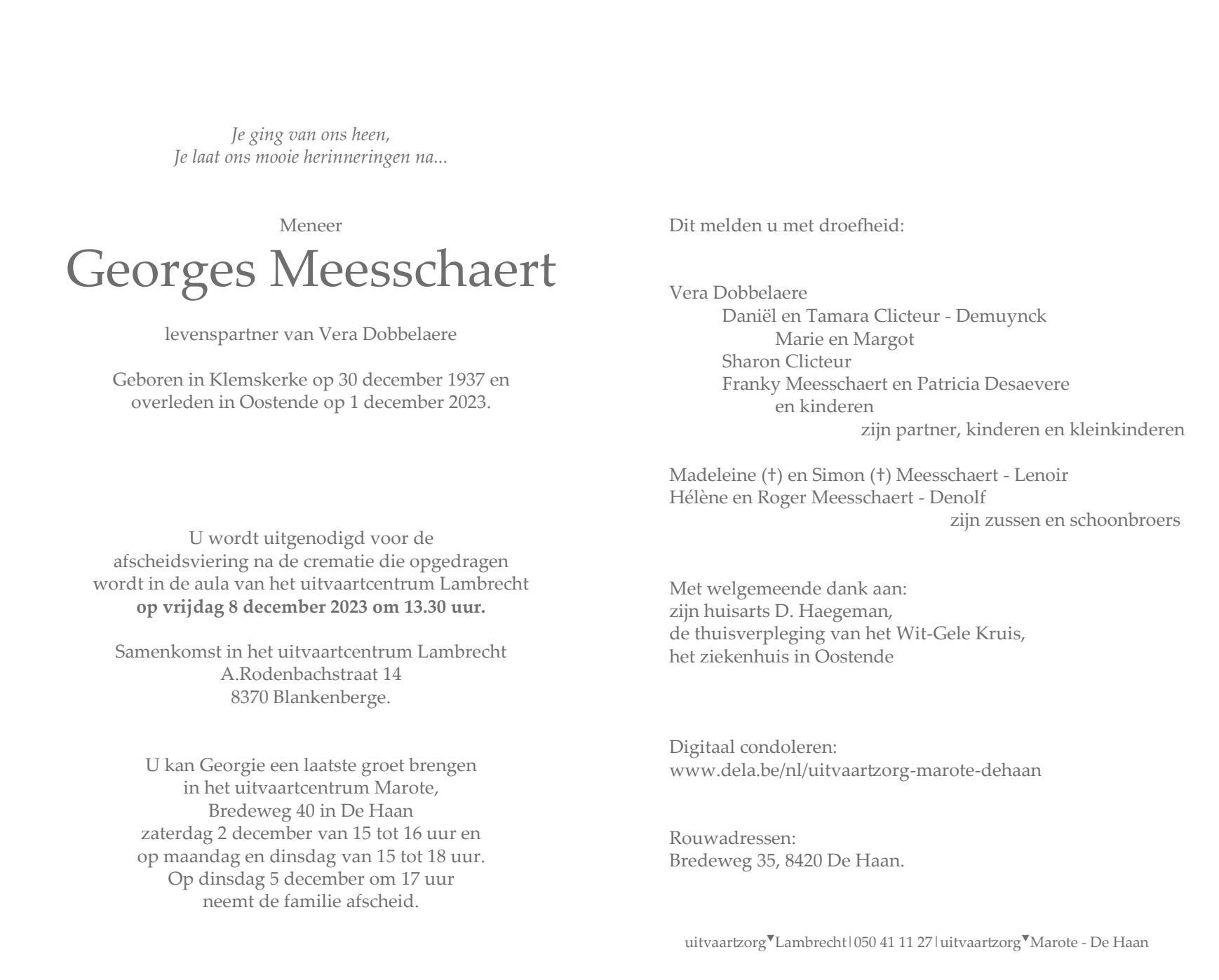 Letter Of Condolence