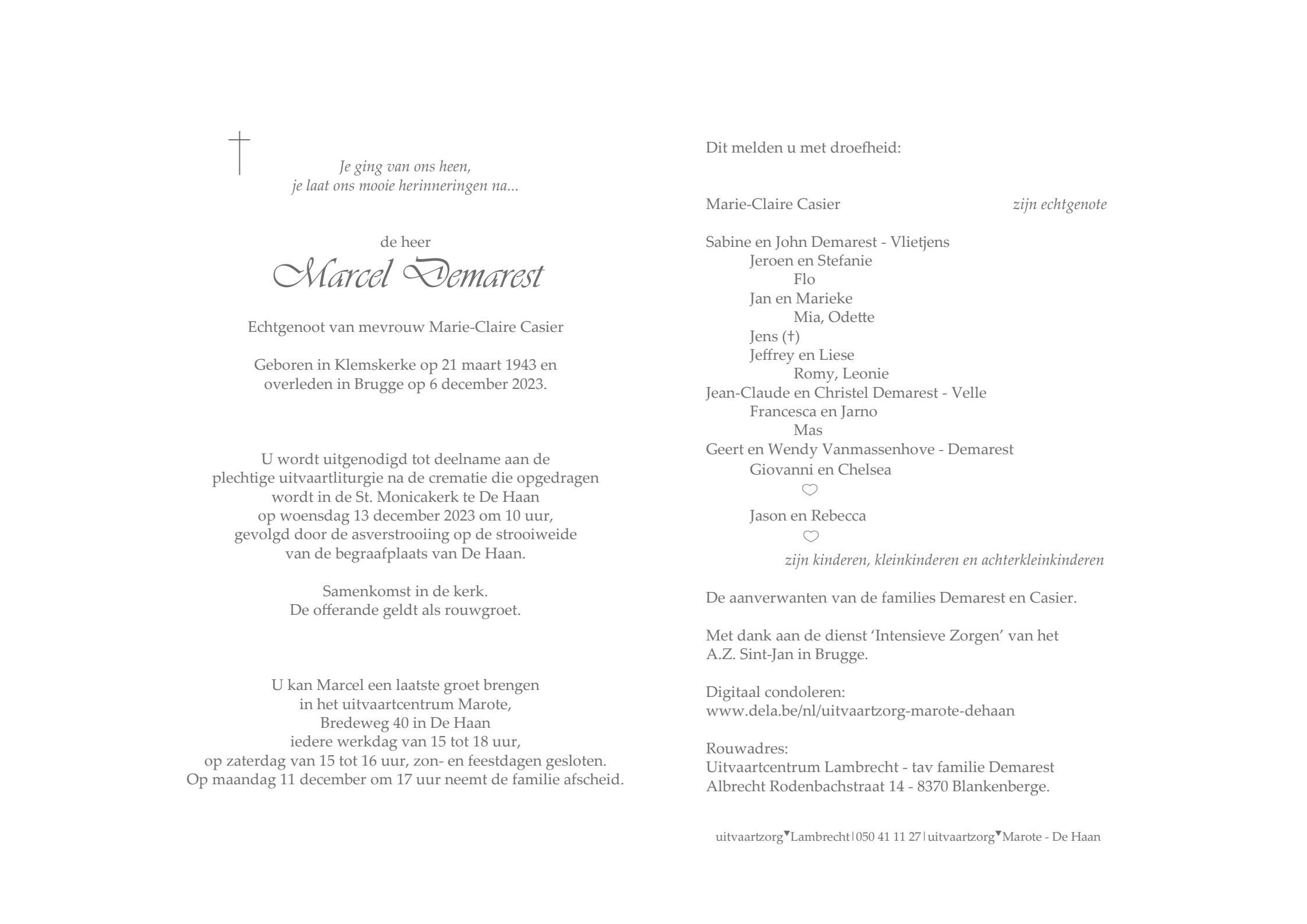 Letter Of Condolence