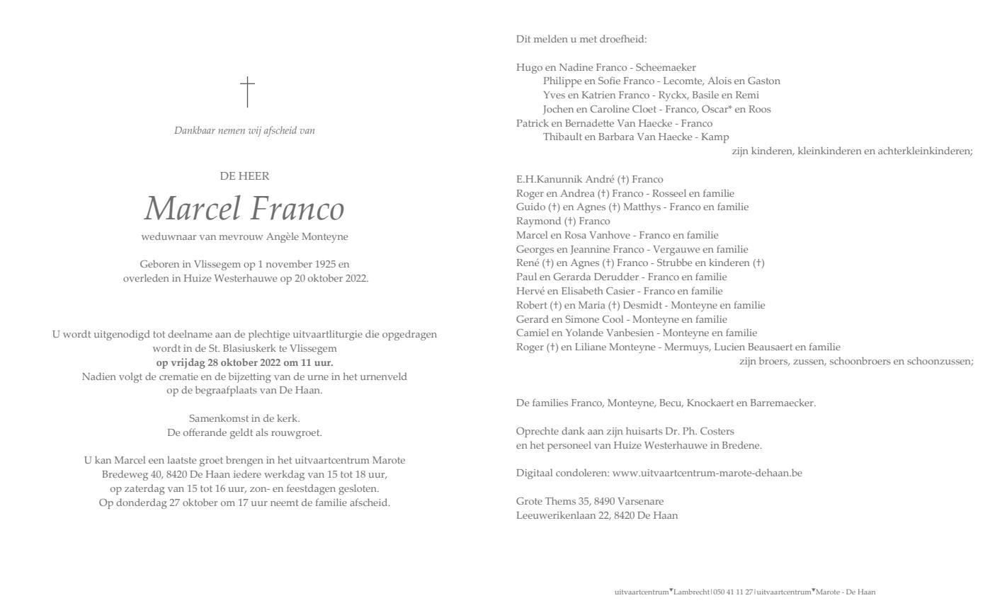 Letter Of Condolence