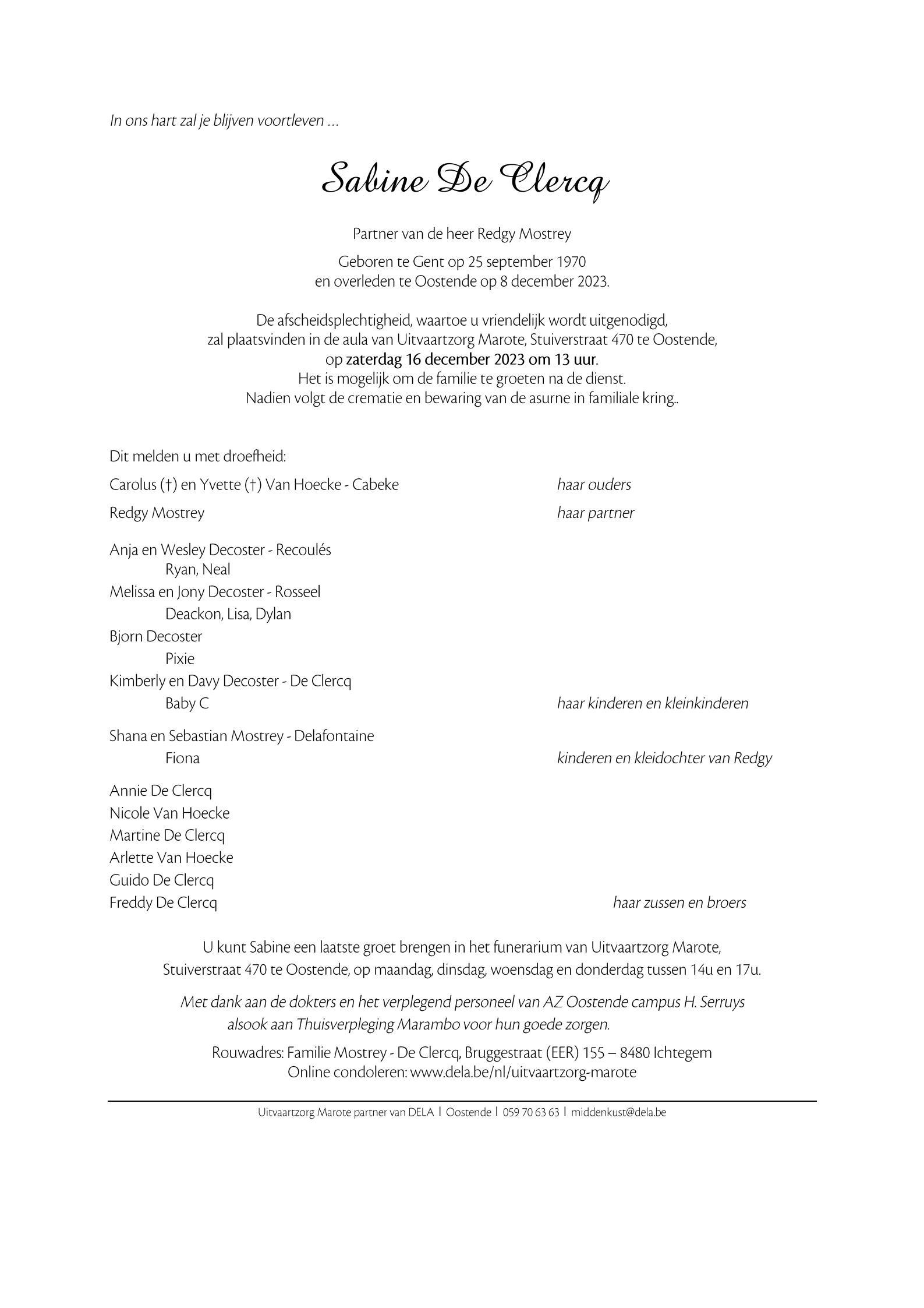 Letter Of Condolence