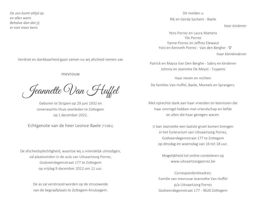 Letter Of Condolence